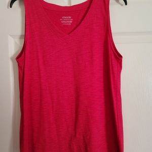 Chicos Size 1 Red Sleeveless Tank